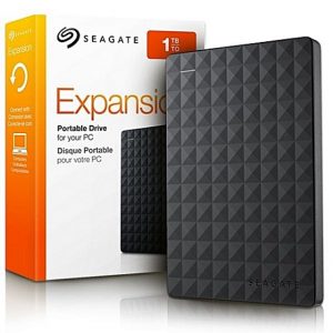 1TB SEAGATE EXPANSION PORTABLE HARD DISK