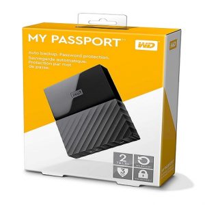 2TB WD MY PASSPORT PORTABLE HARD DISK