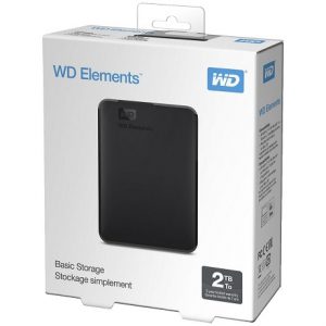 2TB WD ELEMENT PORTABLE HARD DISK